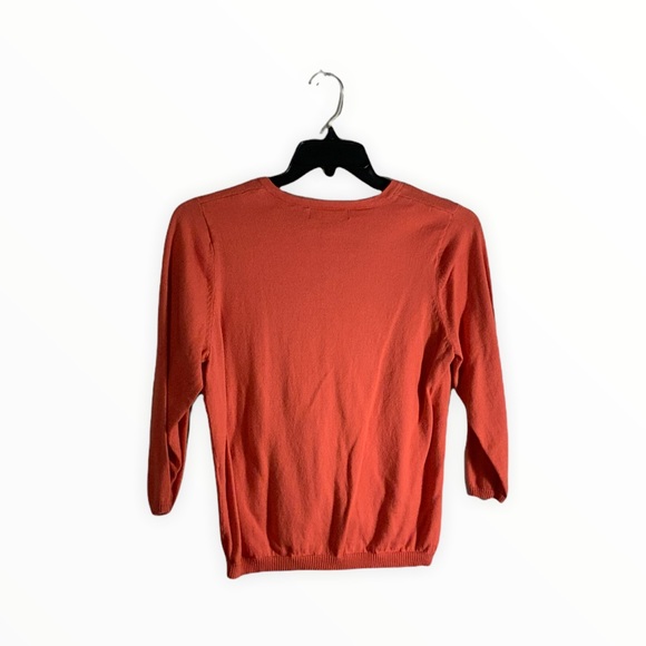 Cardigan Sweater burnt orange - Picture 2 of 2